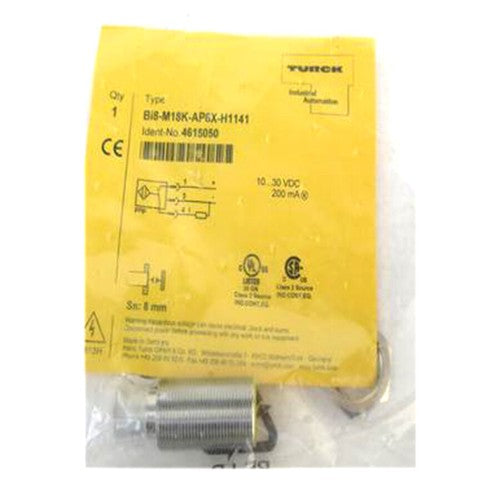 TURCK BI8-M18K-AP6X-H1141 4615050 Inductive sensor PNP