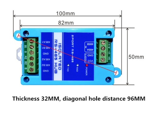 485 repeater photoelectric isolation industrial RS485 hub signal amplifier