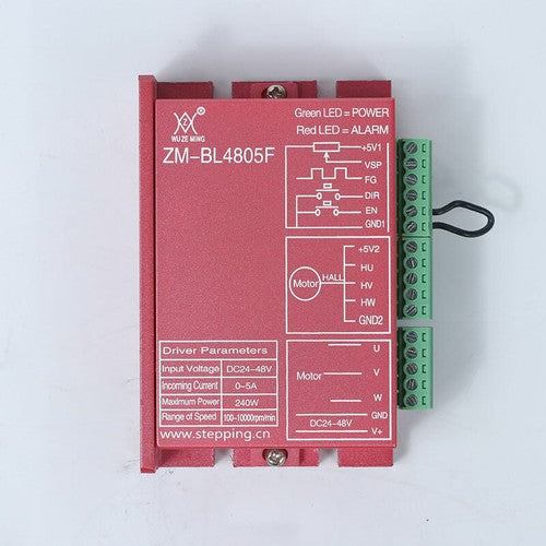 DC Brushless Motor Controller Driver ZM-BL4805F DC24V-48V 5A 240W