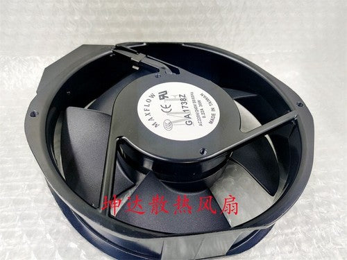 1 PCS MAXLFOW Fan GA1738Z AC220V 0.22A 17238 17cm aluminum frame cooling fan