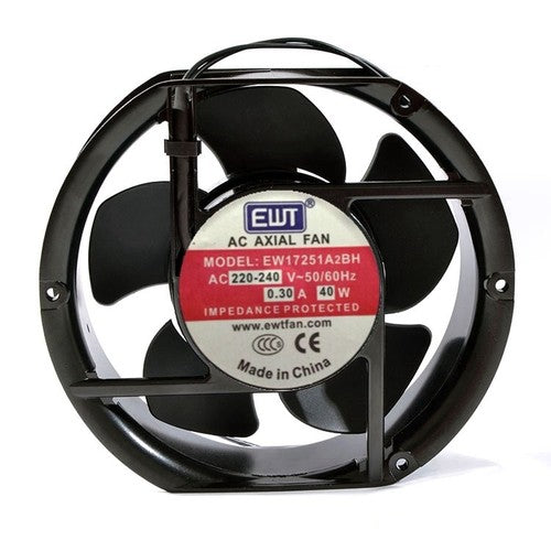 1 pcs EWT Fan EW17251A2BH AC 220/240V 0.30A 40W 17cm 17251 2 wire
