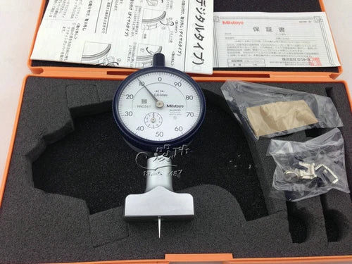 1 PCS  Dial Depth Gauge 0-10*0.01mm old model   7210   7210A