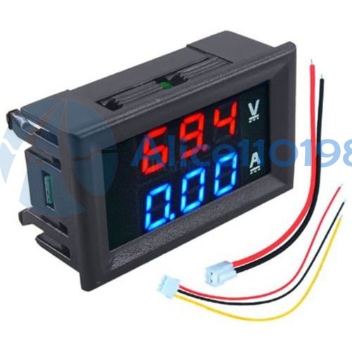 10PCS 100V 10A Dual LED DC Digital Display Ammeter Voltmeter Amp Volt Meter
