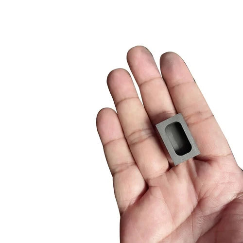 Mini Ingot Bar Graphite Mould Crucible For Melting Gold Casting Refining Silver