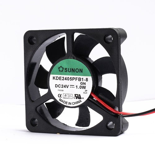 2pcs KDE2405PFB1-8  SUNON DC24V 1.0W 50*50*10 fan