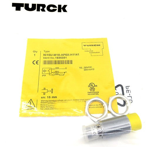 For TURCK NI15U-M18-AP6X-H1141 1635331 Inductive sensor PNP