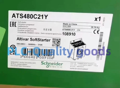 1PCS   ATS480C21Y Schneider ATS480C21Y Soft Starter Fast shipment