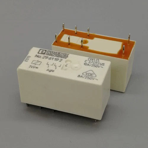 5PCS For  Contact Power Relay 8-Pins 8A 24VDC  No.2961192