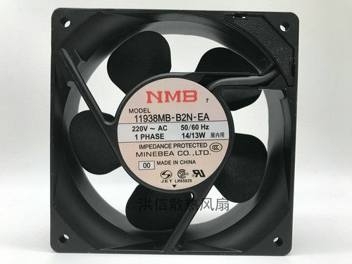 1 PCS NMB Fan 11938MB-B2N-EA AC 220V 14/13W 12038 12CM metal cooling fan