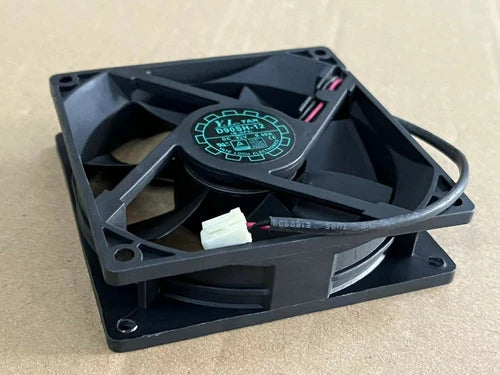 1X 2 wire chassis cooling fan 90*90*25 12V 0.80A D90SH-12