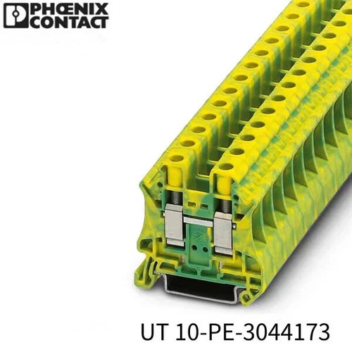 50pcs Phoenix 3044173 UT10-PE Ground Terminal