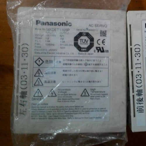 For Panasonic MKDET1105P  AC Servo Driver Free Shipping