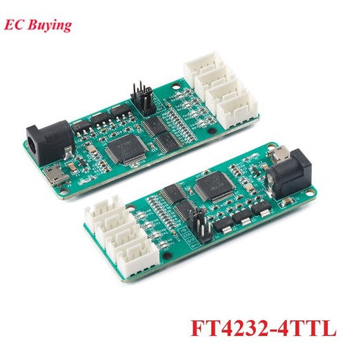 FT4232-4TTL USB to TTL 4 Way Module UART DC 5V 3.3V 2.5V 1.8V XH2.54 12 Mbps