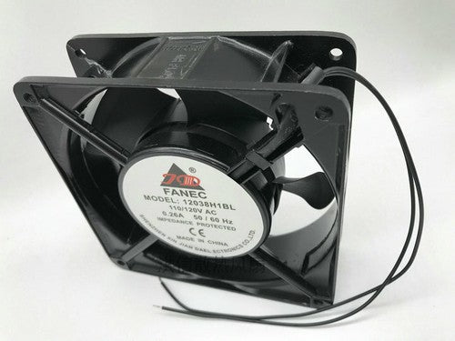 1 pcs JD FANEC Fan 12038H1BL 110V/120VAC 0.26A 12038 12CM 2 Wire aluminum frame