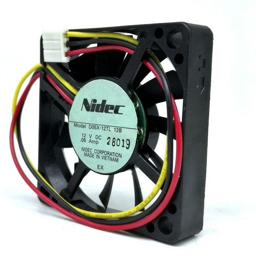Nidec D05X-12TL 12V 0.60A 5010 5CM Silent Humidifier Cooling Fan