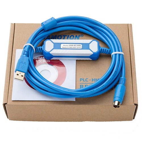 For Mitsubishi Q series plc programming cable USB-QC30R2 connector