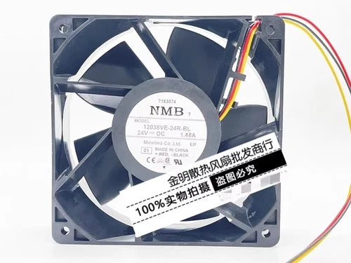 1 pcs   inverter high air flow cooling fan  12CM 12038VE-24R-BL DC24V 1.48A
