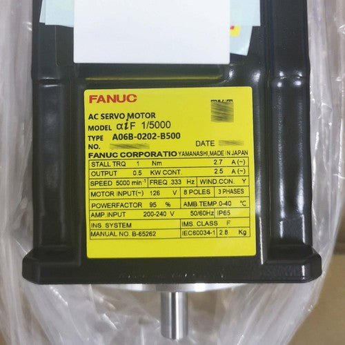 For Fanuc A06B-0202-B500  AC Servo Motor Free Shipping