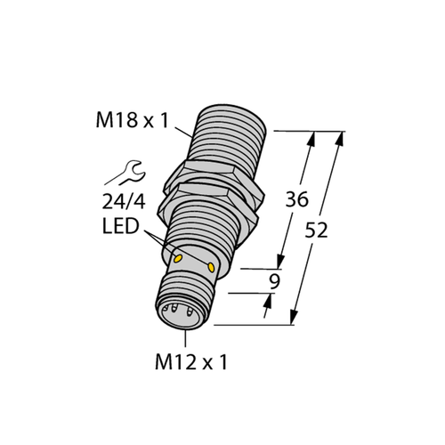 TURCK Bi8-M18-AN6X-H1141 4615100 Inductive sensor NPN
