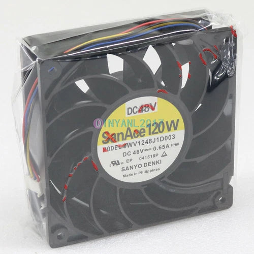 1PC   For  San Ace120W 48V 0.65A 4-line 9WV1248J1D003 cooling fan