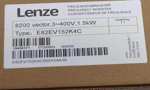 1 PC E82EV152_4C  LENZE E82EV152K4C Inverter Drives 8200 Vector 1.5kW