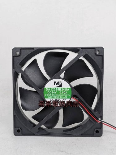 1 PCS YM M Fan DA12025B24UA DC24V 0.50A 12025 12CM 2 wire Cooling fan