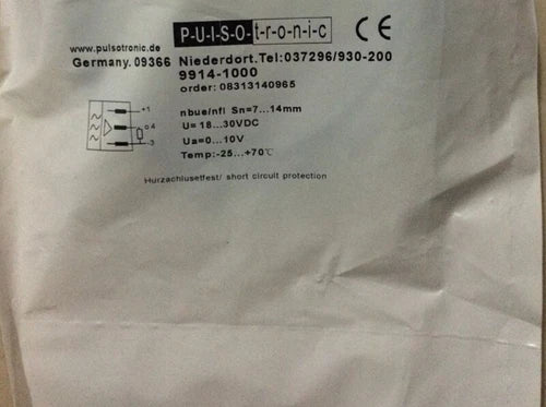 1PC Proximity Switch 18-30VDC 0-10V -25...+70℃  9914-1000