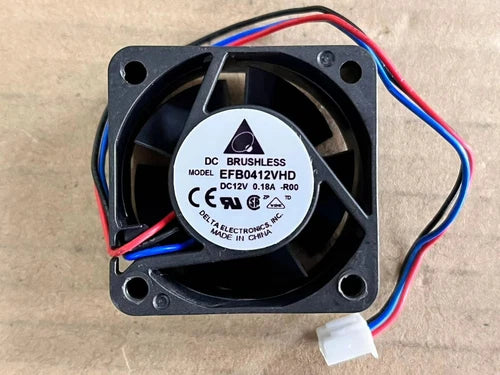 1X for 4020 12V 0.18A DC BRUSHLESS Fan 3 wire  EFB0412VHD R00 40x40x20mm