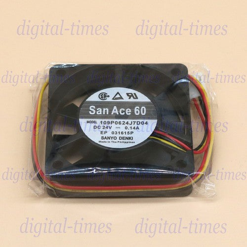 One For SANYO  109P0624J7D04 DC24V 0.14A inverter cooling fan Free Shipping
