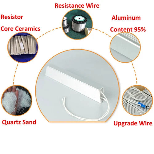 50-3000W/ RXLG Aluminum Shell Inverter Braking Resistor Servo Inverter Resistor