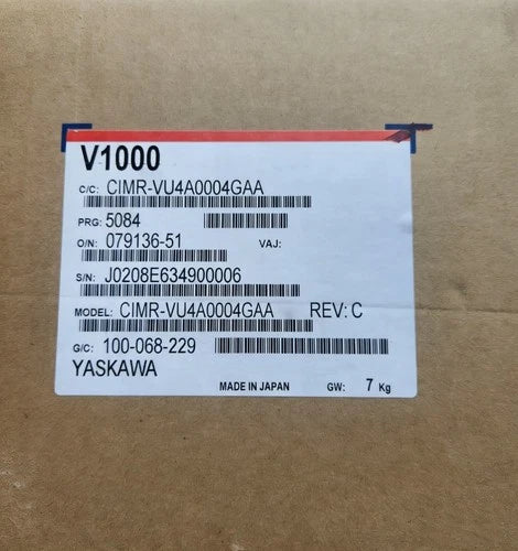 CIMR-VU4A0004GAA  Yaskawa CIMRVU4A0004GAA Inverter Drive