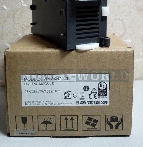 One   DELTA DVP08XN211T PLC extended module