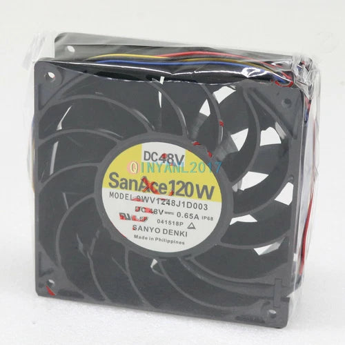 1PC   For  San Ace120W 48V 0.65A 4-line 9WV1248J1D003 cooling fan