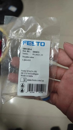 1 pcs FESTO GRO-QS-6 193973 Throttle valve