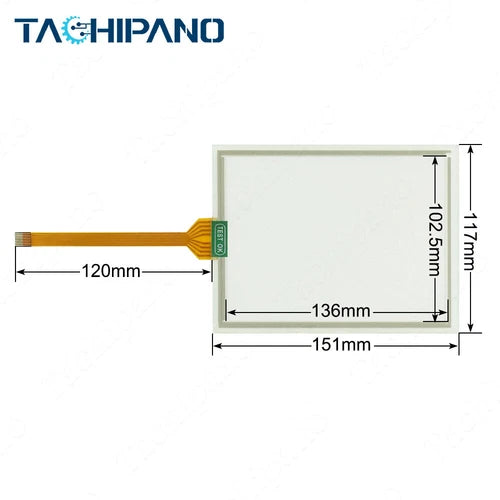 1PC  for  A05B-2256-C101#JGN Teach Pendant   Panel Glass Touch Screen