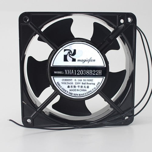 1 PCS magicfan Cooling Fan XA12038B22H AC 220V 0.14A 12038 12CM 2 Wire