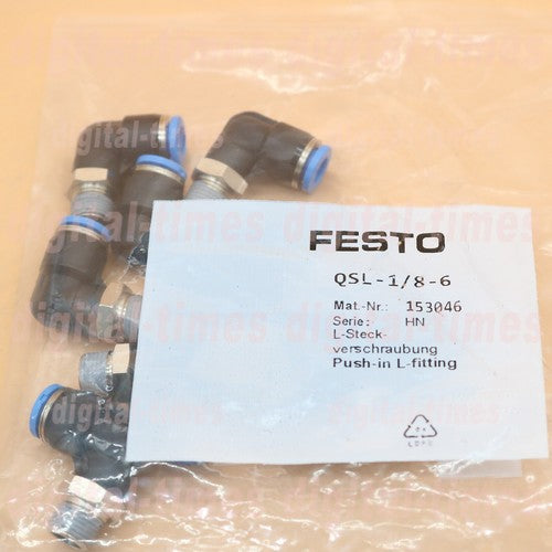 10PC  FESTO QSL-1/8-6 153046 Connector in bag Free Shipping#LJ