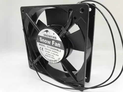 1 pcs  fan  12cm 12025 2 wire Aluminum frame YY12025HBL2 AC20V/240V