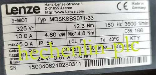 MDSKSBS071-33  Lenze Servo Motor MDSKSBS07133