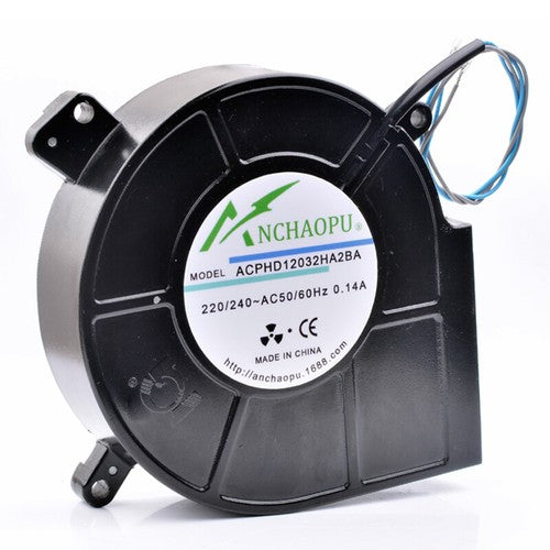 HD12032HA2BA 12cm 220V/240V oven cabinet all metal centrifugal turbo blower