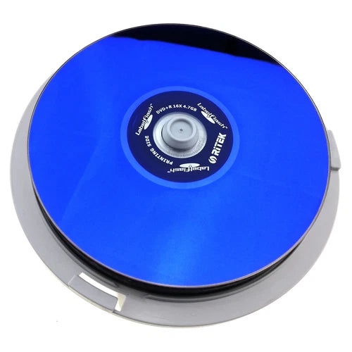 10pcs  Data Video Full Surface Labeling Labelflash DVD+R Blank Disc 4.7GB 120min