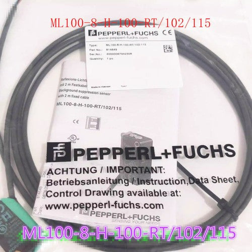 1pc P+F Photoelectric Switch Sensor ML100-8-H-100-RT/102/115 814649