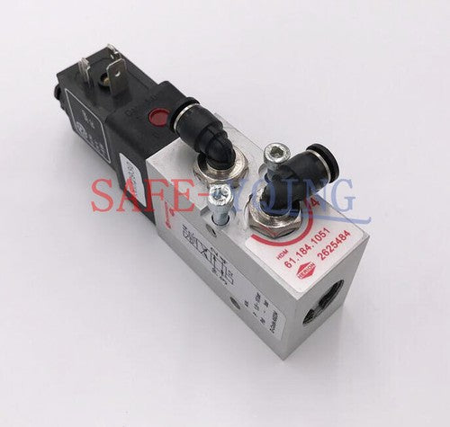 1pc 61.184.1051 Solenoid Valve Cylinder Valve For Heidelberg SM102 CD102 Printer