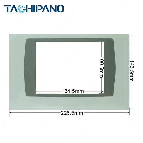 1SET  for 2711P-RDT7CM Panel Glass with Front Overlay 2711P-RDT7CK Touch Screen