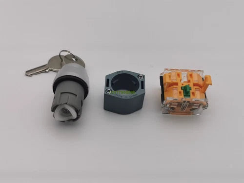 1 PCS   2-position key selection switch 1 NO  APT LA39-B2-10Y/a