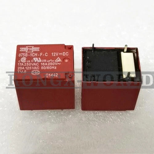 5 pieces  875B-1CH-F-C 12V  Relay